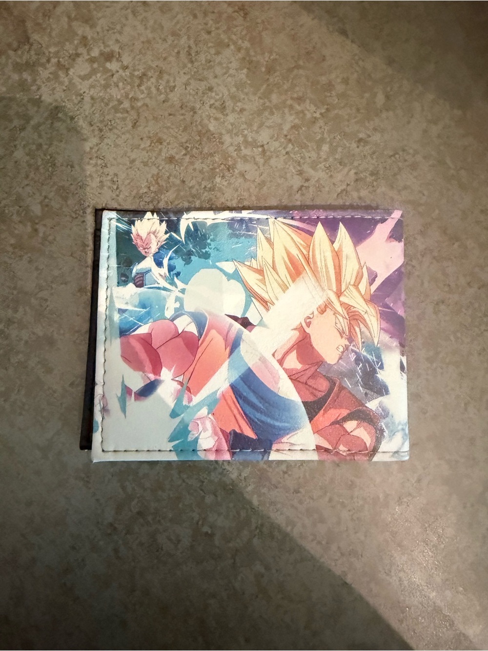 Dragon Ball Z Anime Super Saiyan Bifold Wallet in Multicolor
